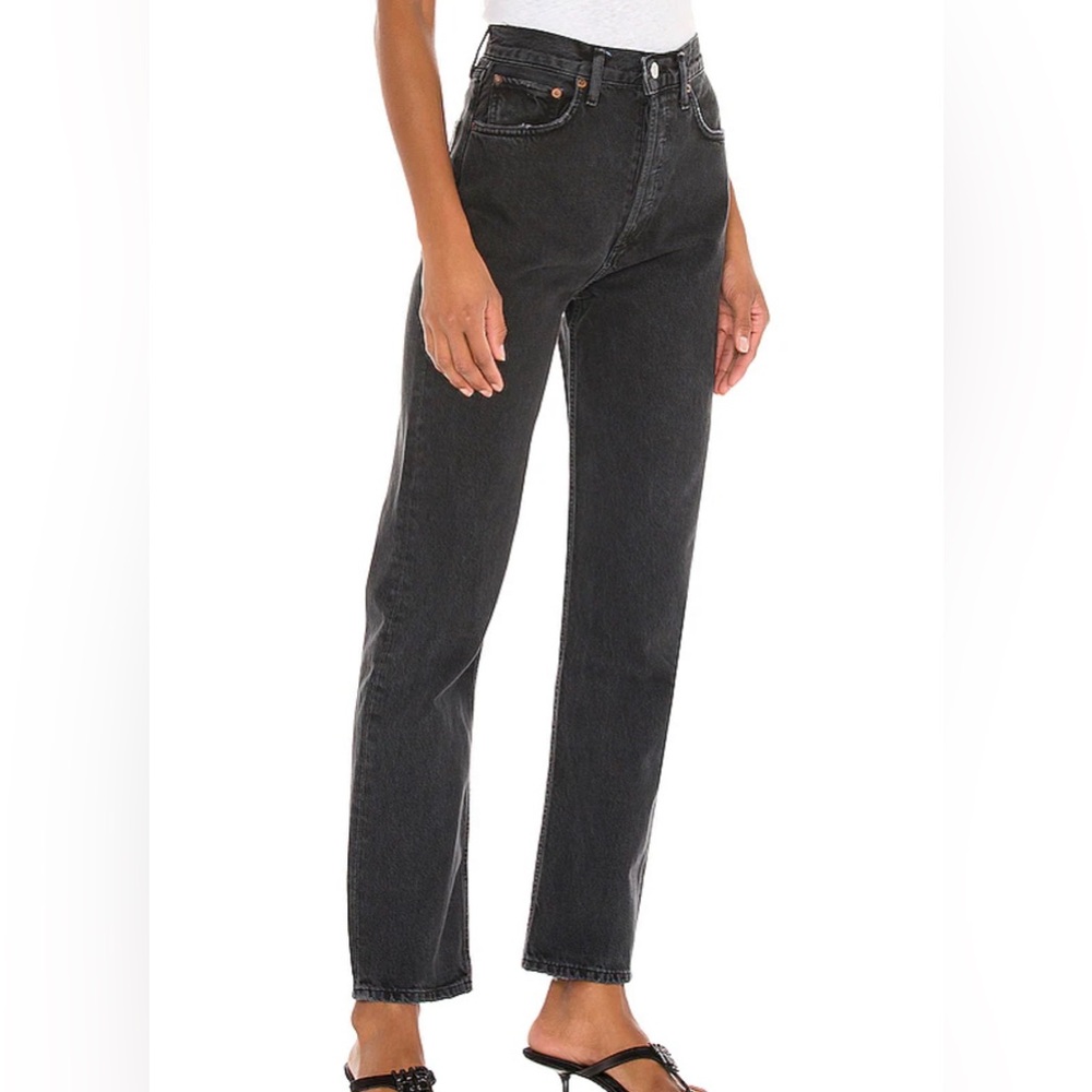 AGOLDE 90's Pinch Waist in Black Tea